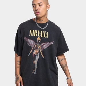 nirvana t shirt h