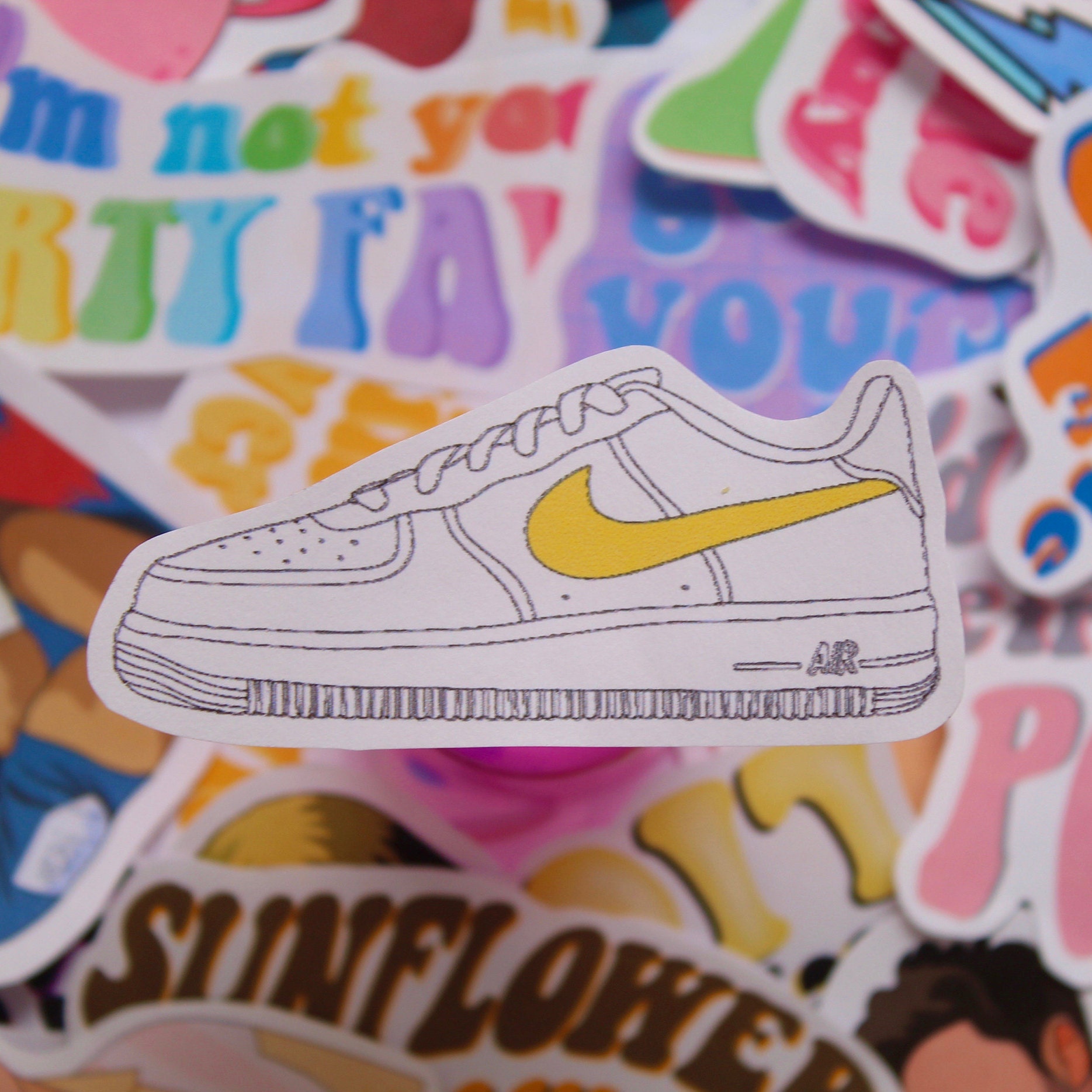 air force yellow tick