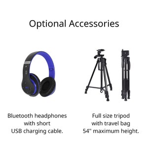 EMDR & ART Therapy Lightbar. Remote control or Wi-Fi operation. Carry case. Optional Accessories: Tappers, Full Size Tripod, Headphones. image 10