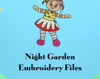 Motifs de broderie Jardin de nuit