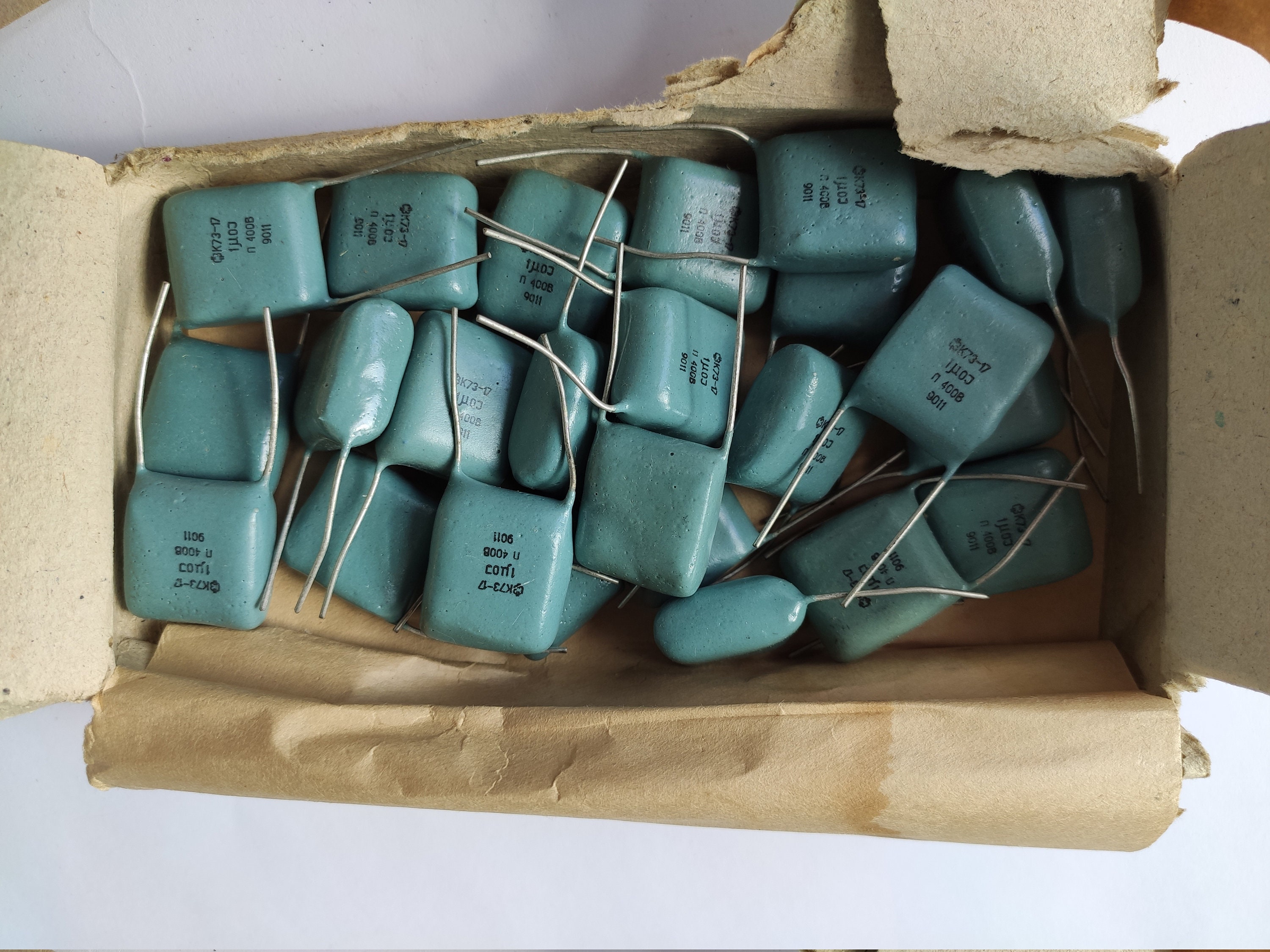 Radio Capacitors Set New Metallized Polyester Film Etsy
