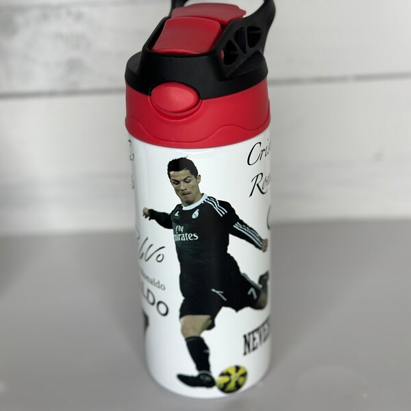 Ronaldo Cristiano Kids Tumbler For Children | Personalized Tumbler For Kids | Water Bottles With Names | Custom Kids Cup