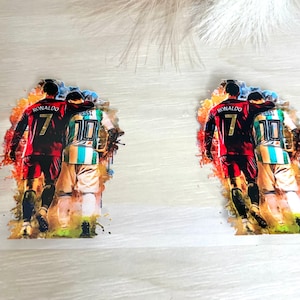 Messi-Ronaldo UV DTF Wrap
