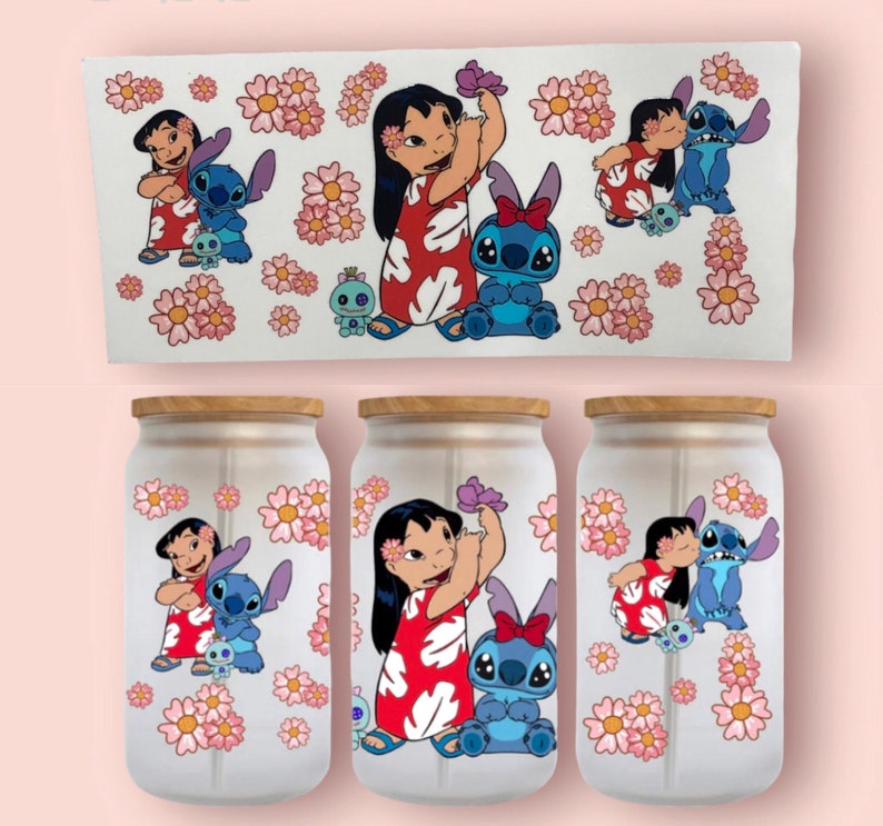 Disney Lilo & Stitch UV DTF Wraps Etsy