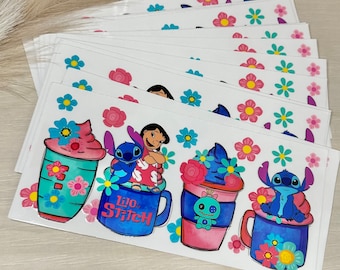Disney Lilo & Stitch UV DTF wraps