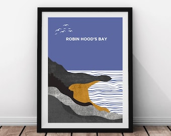 Robin Hood's Bay Art Print: North Yorkshire Coastline