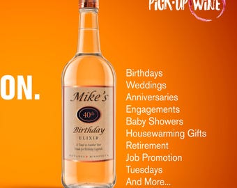 Custom Tito's Vodka Label – Personalized Vodka Sticker for Weddings, Birthdays & Special Events