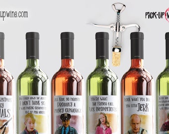 Home Alone Inspired Wine Labels • Merry Christmas Ya Filthy Animal • Kevin McCallister • Wine Gift