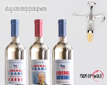 Liberal Tears Wine Label: Funny Republican Gift