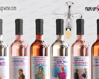 Barbara Doll Themed Wine Labels • Patriarchy •  I'm just Ken •  Mojo Dojo Casa House