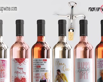 Funny Mother's Day Wine Label: Moira Rose, Trump Mom Gift