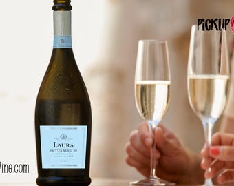 Custom Parody La Marca Prosecco Label – Personalized Champagne Sticker for Weddings, Birthdays & Special Events