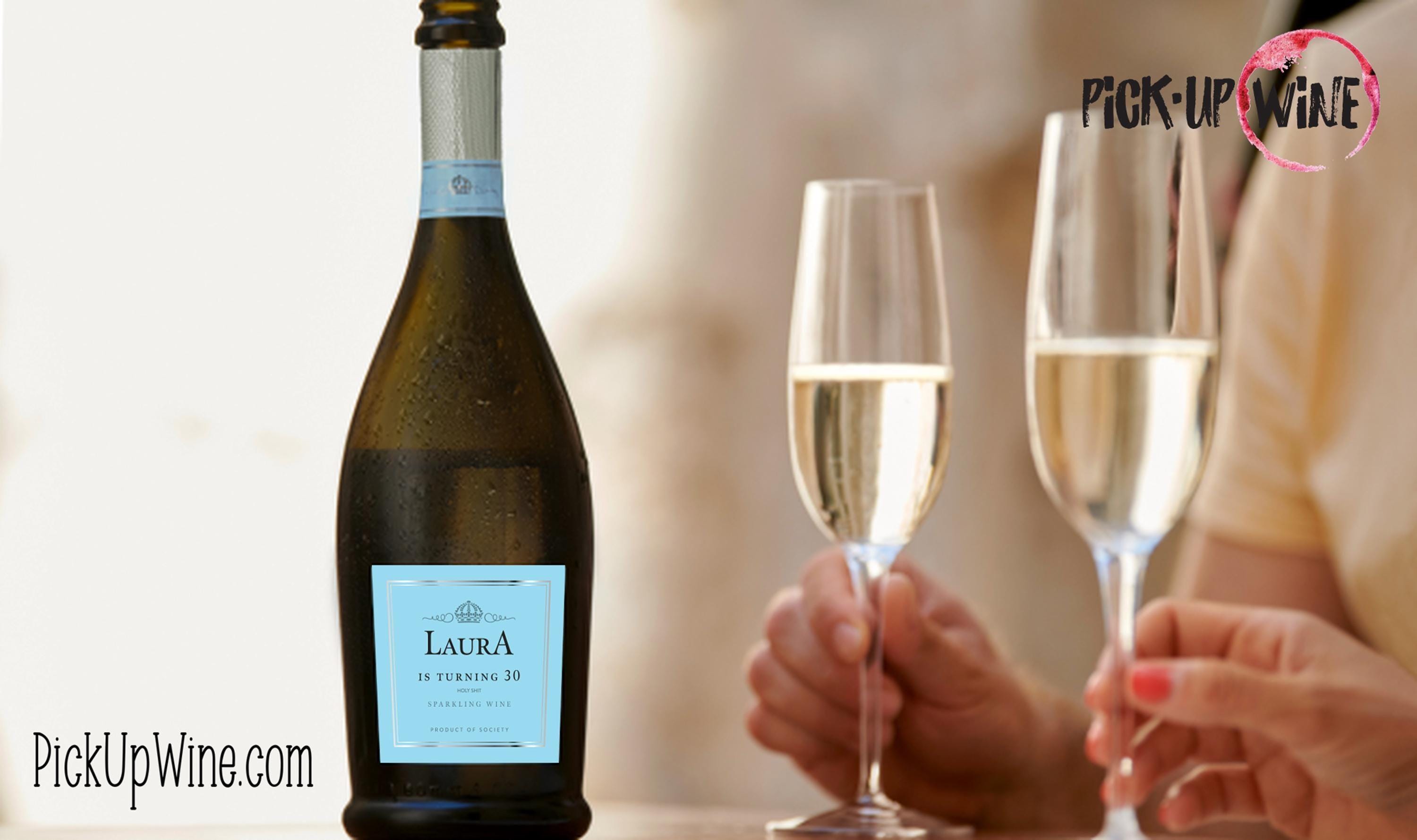 Custom Parody La Marca Prosecco Label – Personalized Champagne Sticker ...