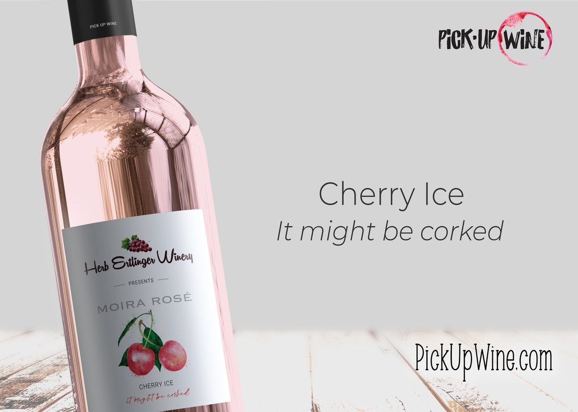 Herb Ertlinger Fruit Wine Parody Moira Rose Wine Label Etsy