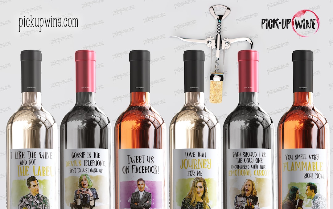 Schitt's Creek Wine Labels Schitt's Creek Party Gift Ew David moira