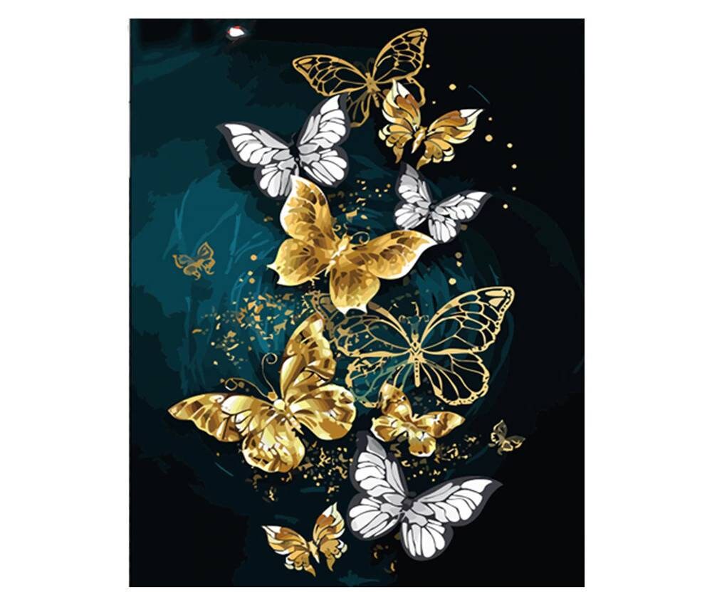 butterfly paint by number