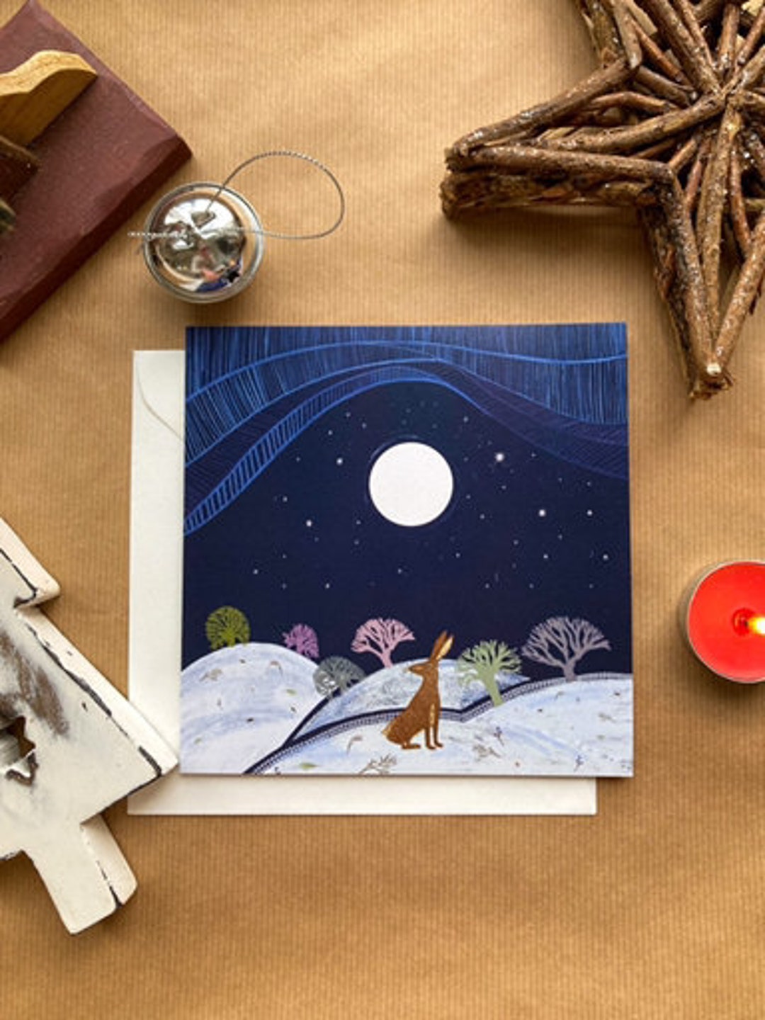 The Hare & the Moon - Etsy