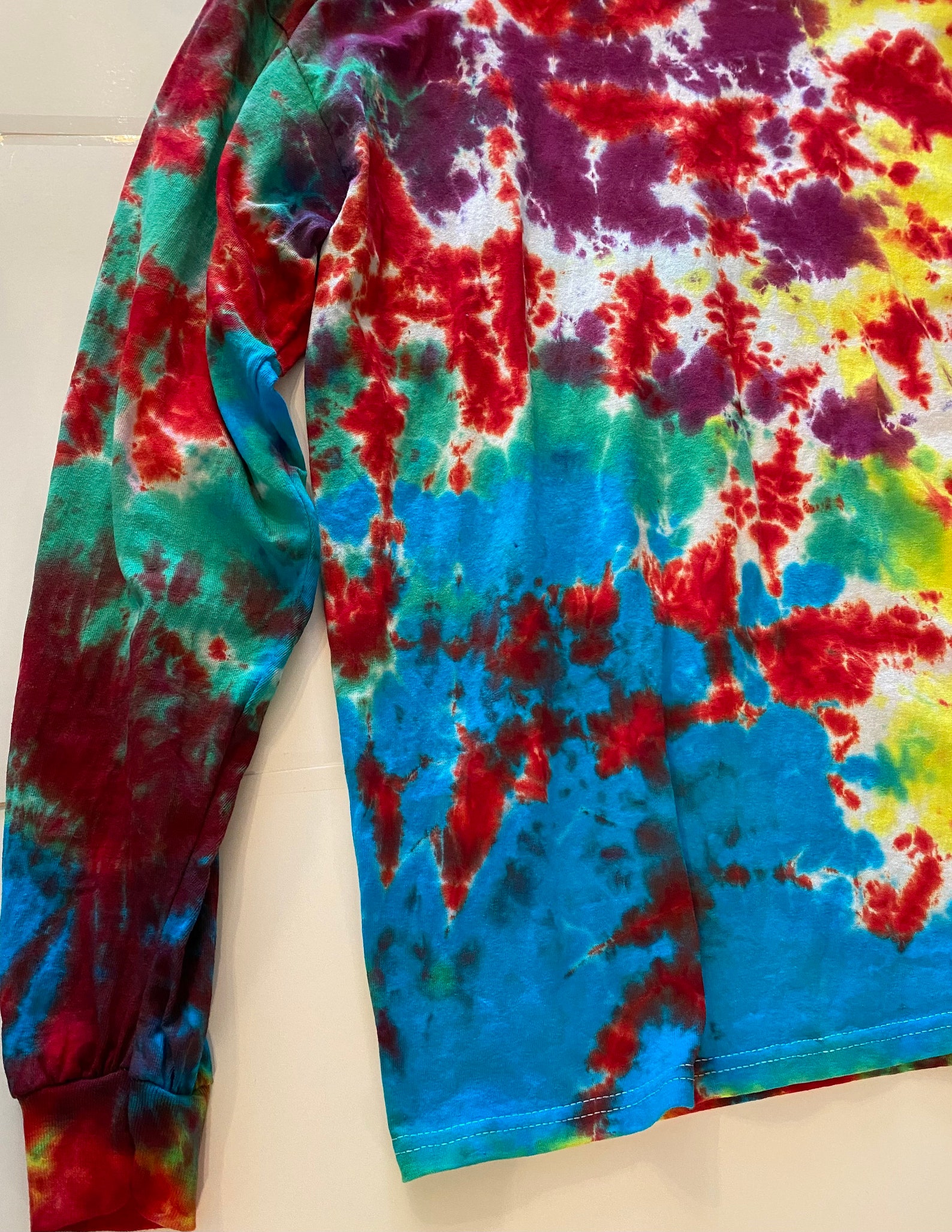 Long sleeve tie dye | Etsy