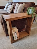 Solid Wood End Sofa Table Narrow Side Table - Various Sizes & Colours Available