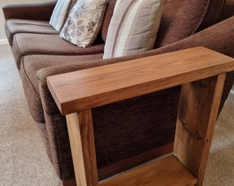 Solid Wood Sofa Table Narrow Side Table - Various Sizes & Colours Available