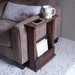 Solid Wood Narrow Side End Sofa Table with Storage - Various Sizes & Colours Available 
