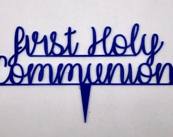 FIRST HOLY COMMUNION Cake Topper | made from recycled plastic & biodegradable | 3D Printed
