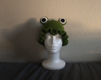 Froggy Crochet Hat