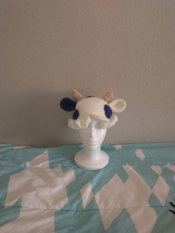 Crochet Cow Bucket Hat