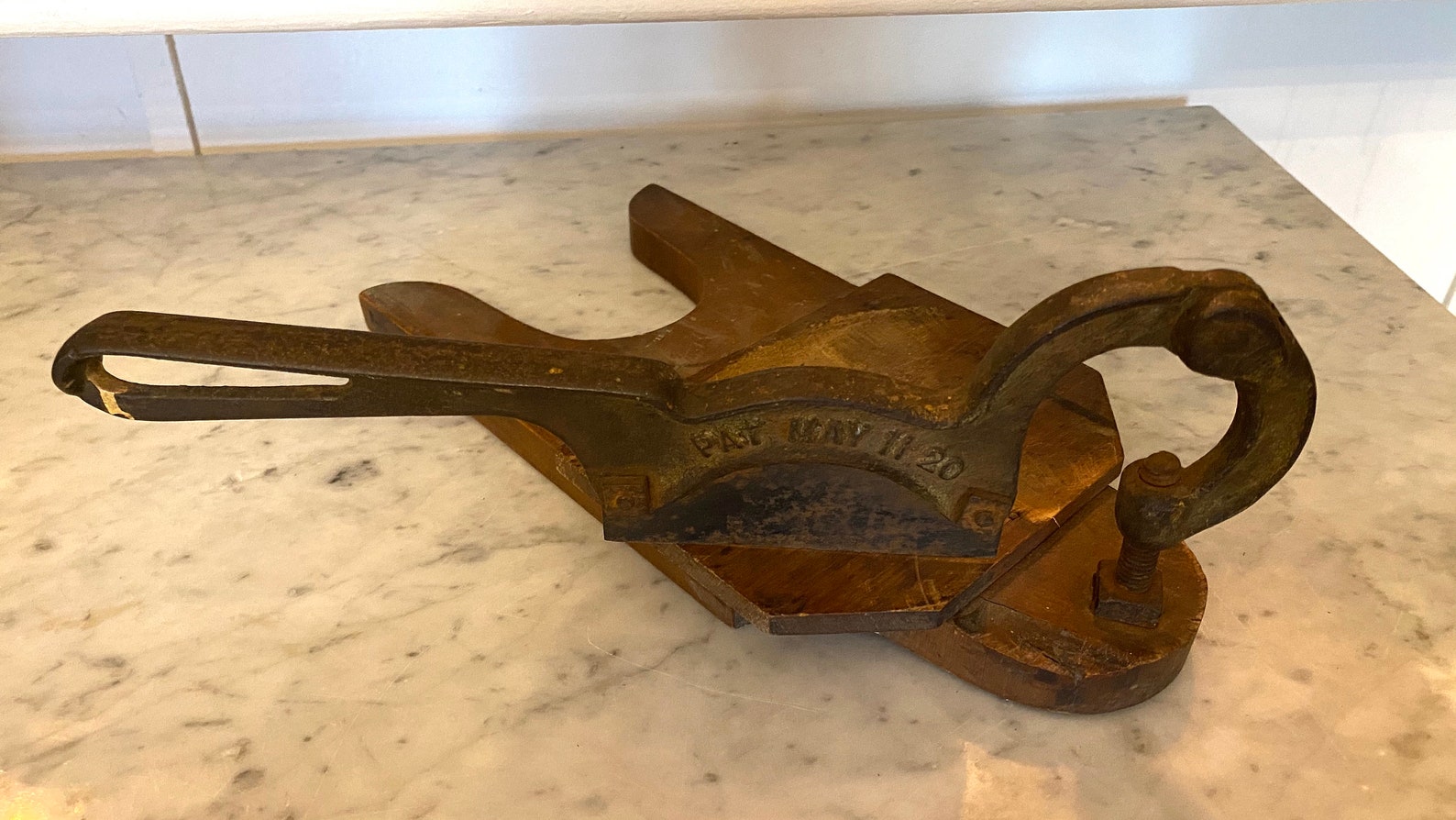 1920 Tabak Cutter Antik Gusseisen Holz Mann Höhle Frau | Etsy