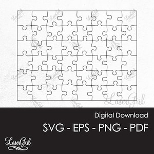 Rechteck Basic Puzzle SVG