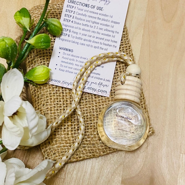 Car Essential Oil Diffuser Etsy