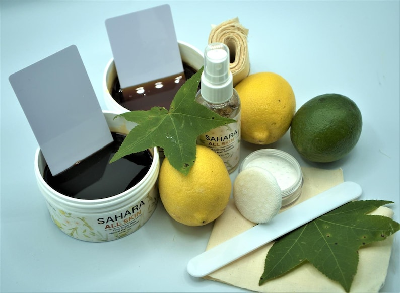 Vegan Sugar Wax Hair Removal Kit: Chamomile, Aloe & Jojoba image 1