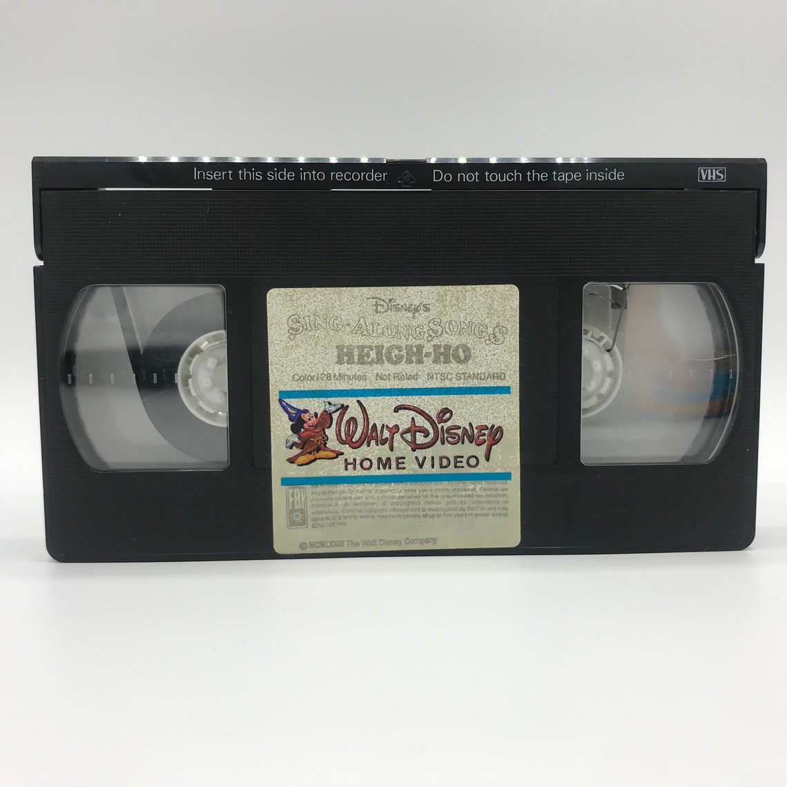 HeighHo Disney's Sing Along Songs VHS Etsy