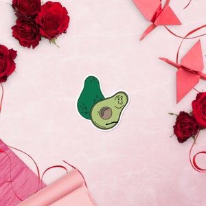 Pegatinas Creepy Avocado Face