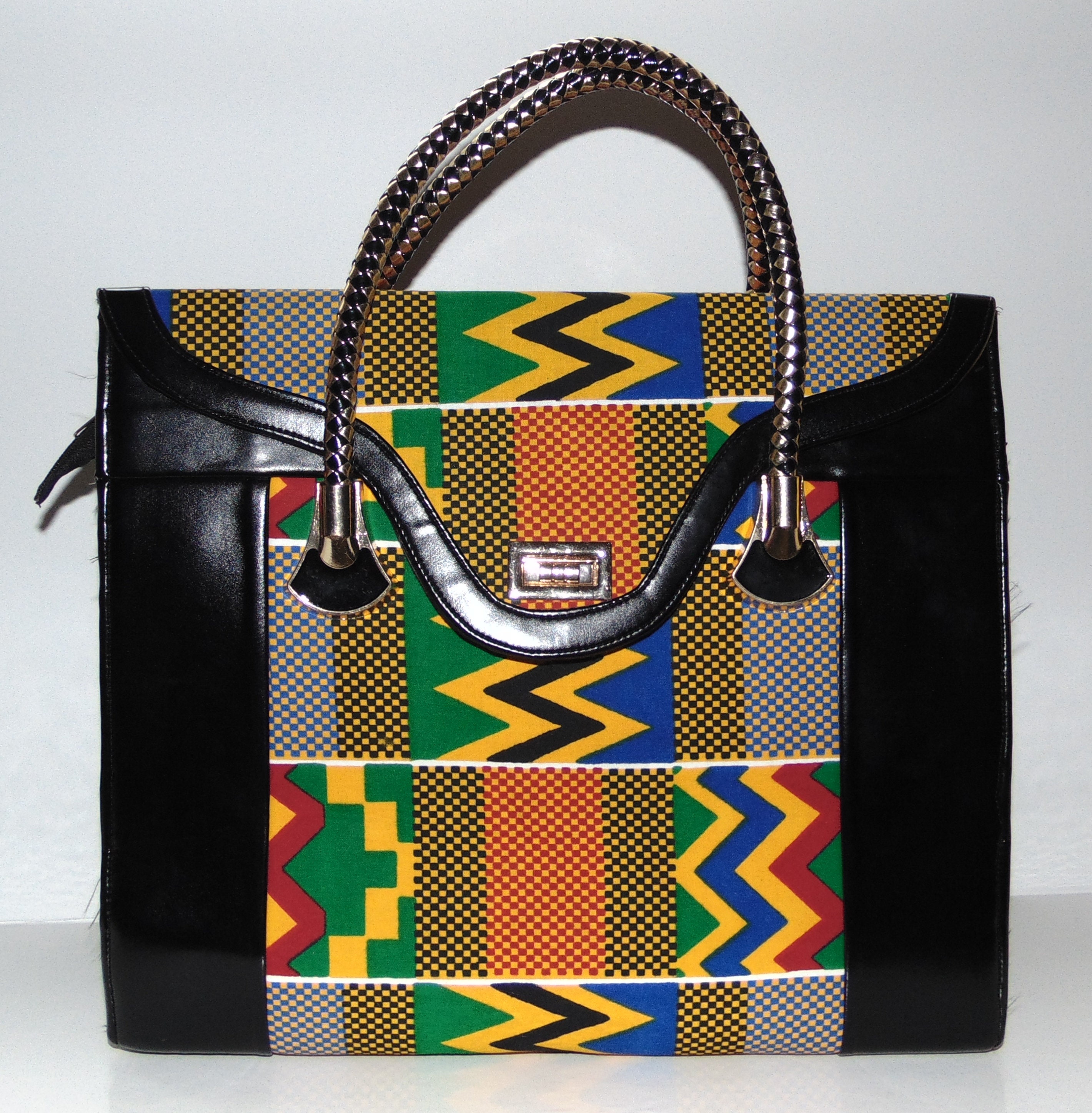 Kente Tote Bag African Fashion Ghana Made Handbag Gift | Etsy