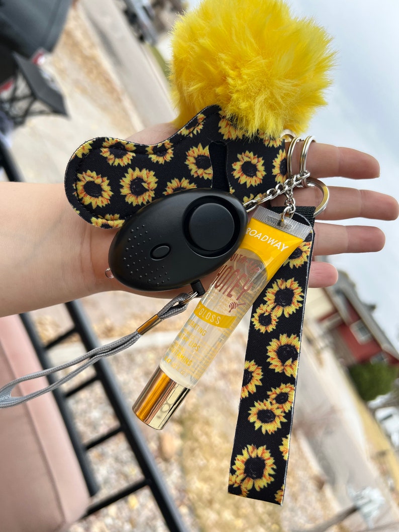Safety Protection Keychain Set Wristlet Keychain for Women Etsy