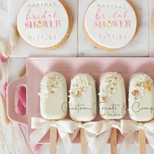 Gold & White Cakesicles