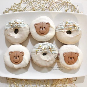 We Can Bearly Wait Full Size Donuts - Teddy Bear Treats