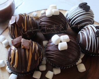 6 Pack Jumbo Hot Chocolate Bombs Holiday chocolate treat