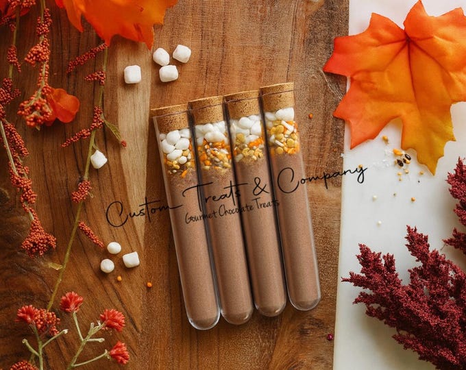 Personalized  Fall Hot Chocolate Favors