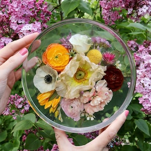 Brautstrauß Konservierung / bewahre deinen Hochzeitsstrauß / Hochzeit Andenken / Erinnerungsstück aus deinen Blumen / Resin Harz Bild 1