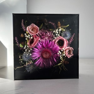 Brautstrauß Konservierung / bewahre deinen Hochzeitsstrauß / Hochzeit Andenken / Erinnerungsstück aus deinen Blumen / Resin Harz Bild 8