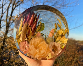B-stock!! Dried flowers preserved in resin / decoration / unique gift / handmade / unique piece / dried flowers / one of a kind
