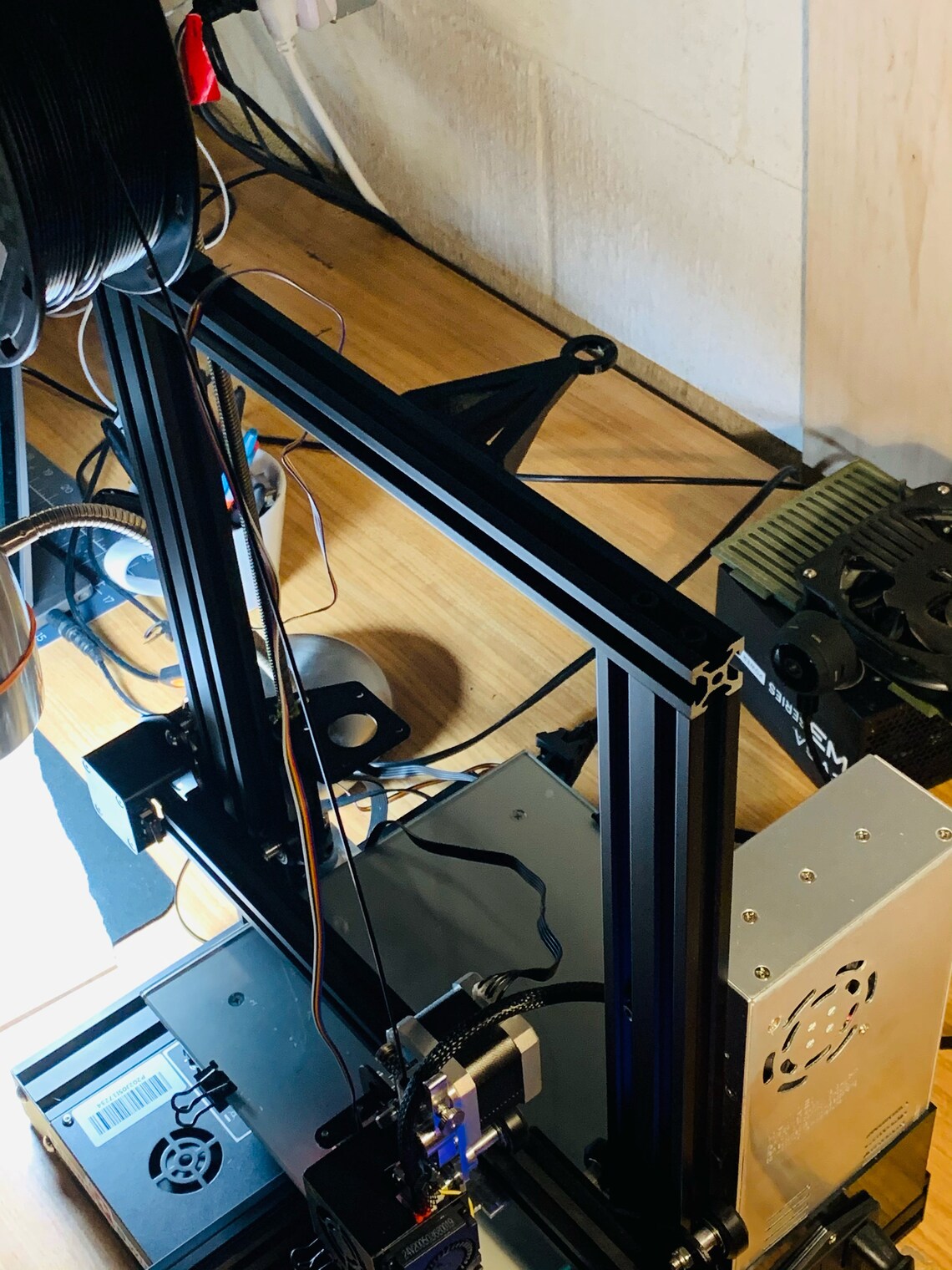 Ender 3 Rear Filament Holder Guide works with ender 3 v2 5 Pro Etsy