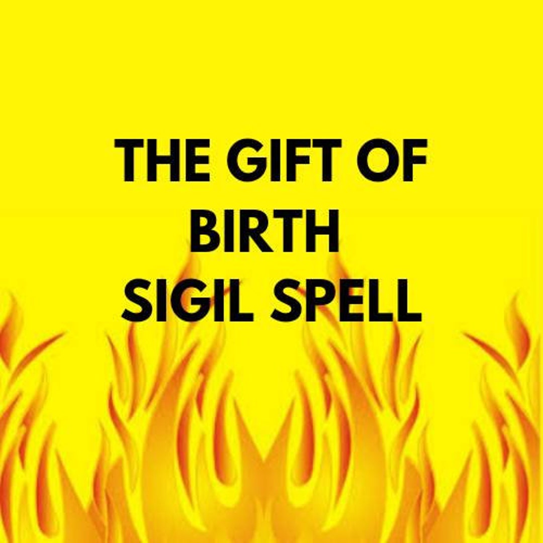 The Gift of Birth Custom Sigil Spell Art DIY Svg Png Ai - Etsy