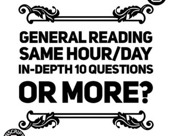 SAME HOUR DAY || 20 Minutes || Tarot Readings and Divinations || Love Career or Any || Average 10 Questions or 10 Cards || Niam3