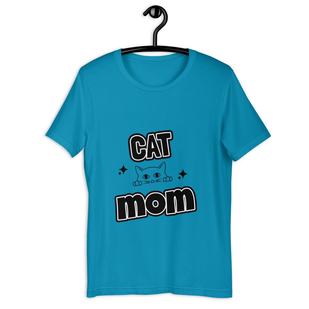 Cat Mom Tshirt Cat mom shirt as a gift beloved mom Cat Etsy