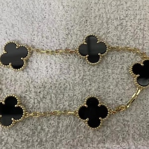VCA MOP custom bracelets 18k solid gold