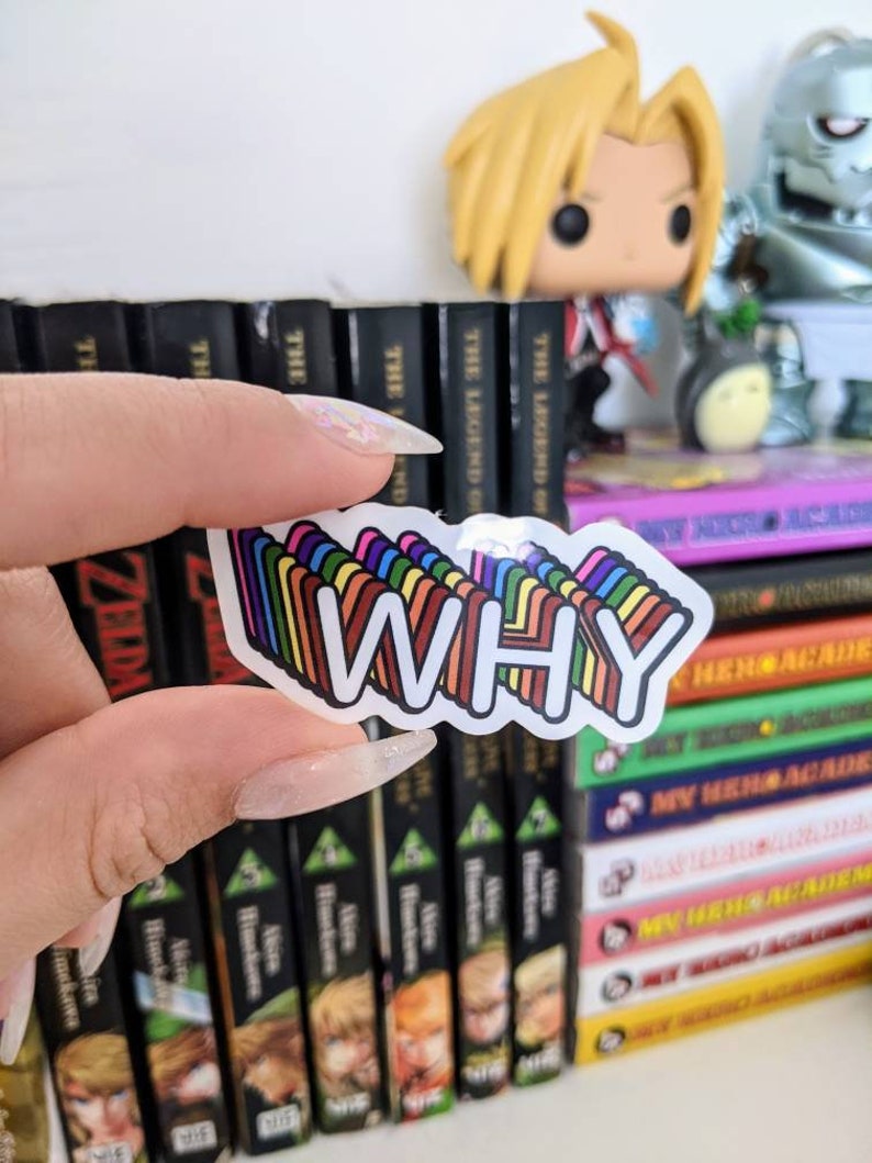 Whyphy Sticker WHY Sticker | Cute Waterproof Vinyl Sticker for Laptop, Water Bottle ...
