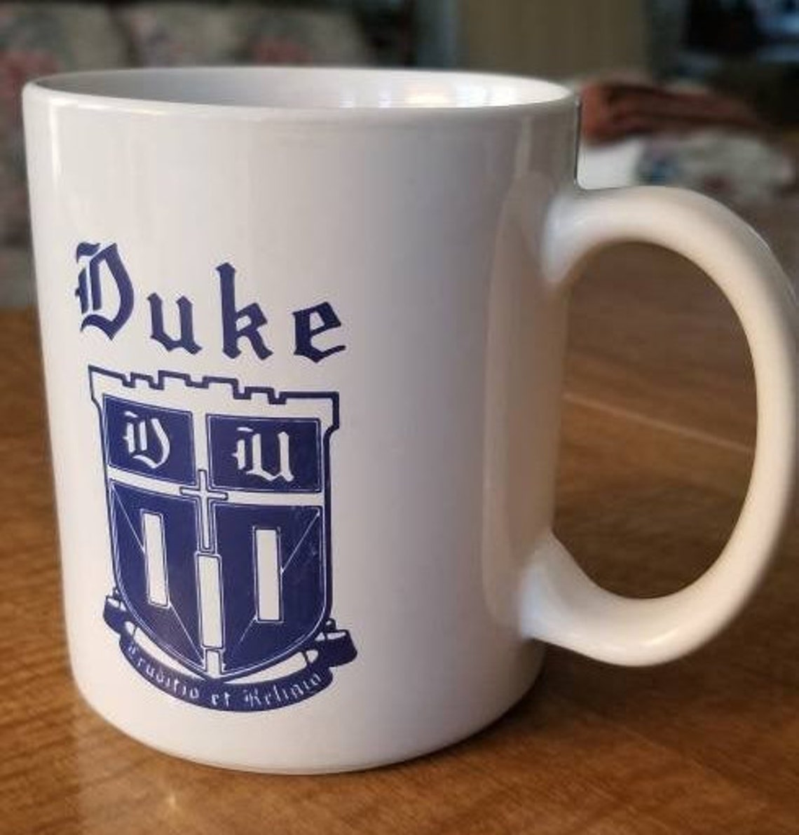 1980s Duke University Ceramic Mug with Logo Vintage | Etsy